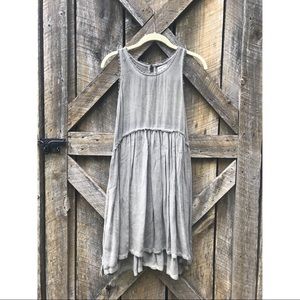 Green High Low Dress